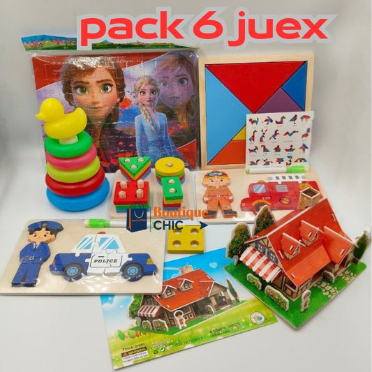 Pack 6 jeux