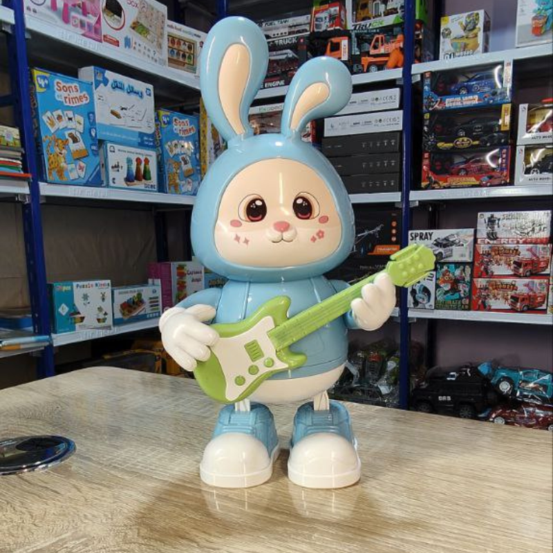 🐰🎸 أرنب الغيتار الراقص