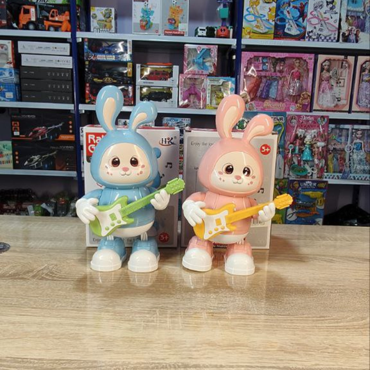 🐰🎸 أرنب الغيتار الراقص