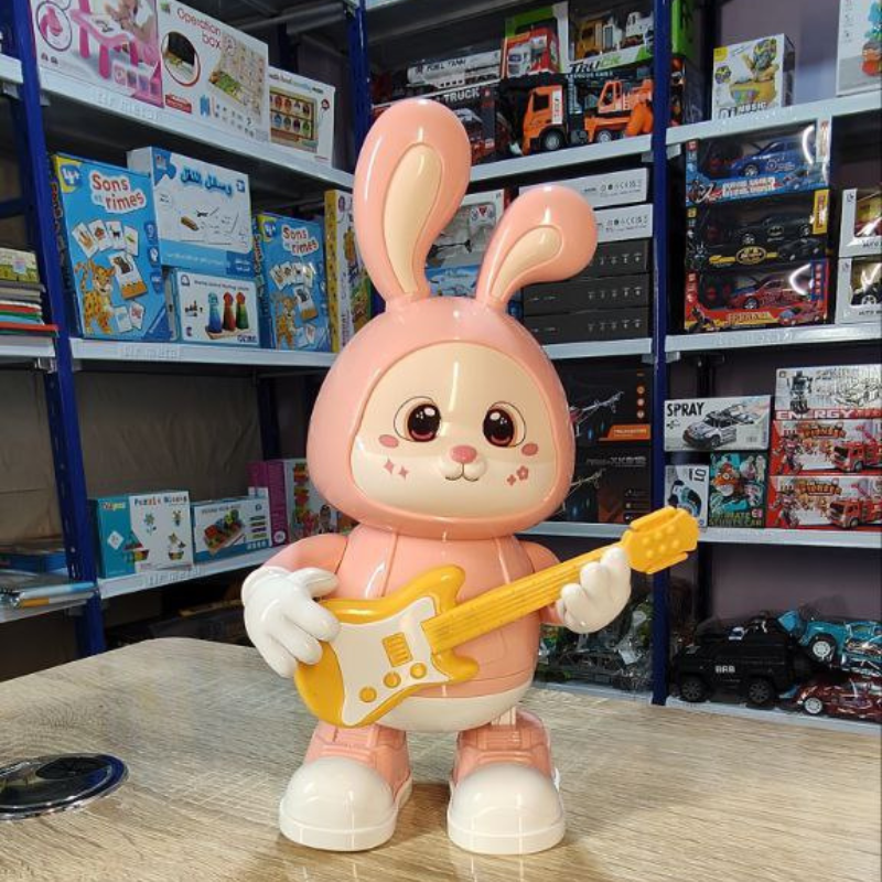 🐰🎸 أرنب الغيتار الراقص