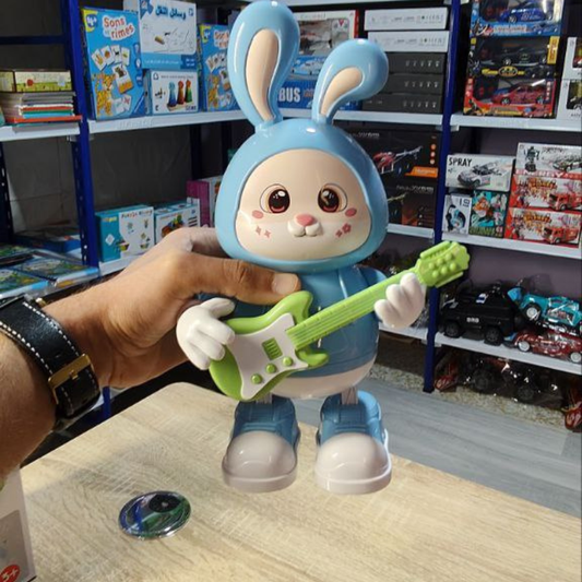 🐰🎸 أرنب الغيتار الراقص